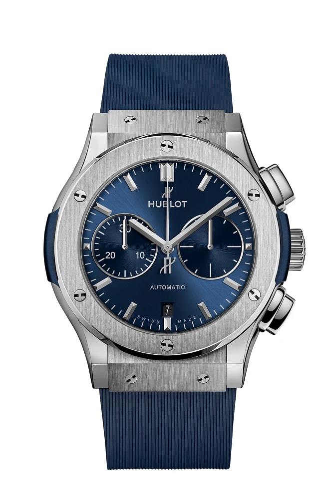 Shop classic fusion chronograph titanium blue mm in Canada | La Maison MonacoShop