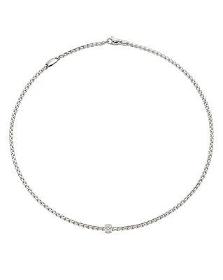 Shop 18 carat gold necklace with gold and diamond pave’ pendant in Canada | La Maison MonacoShop