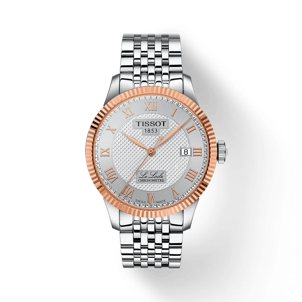 Shop tissot le locle cosc 39mm 18k gold bezel in Canada | La Maison MonacoShop