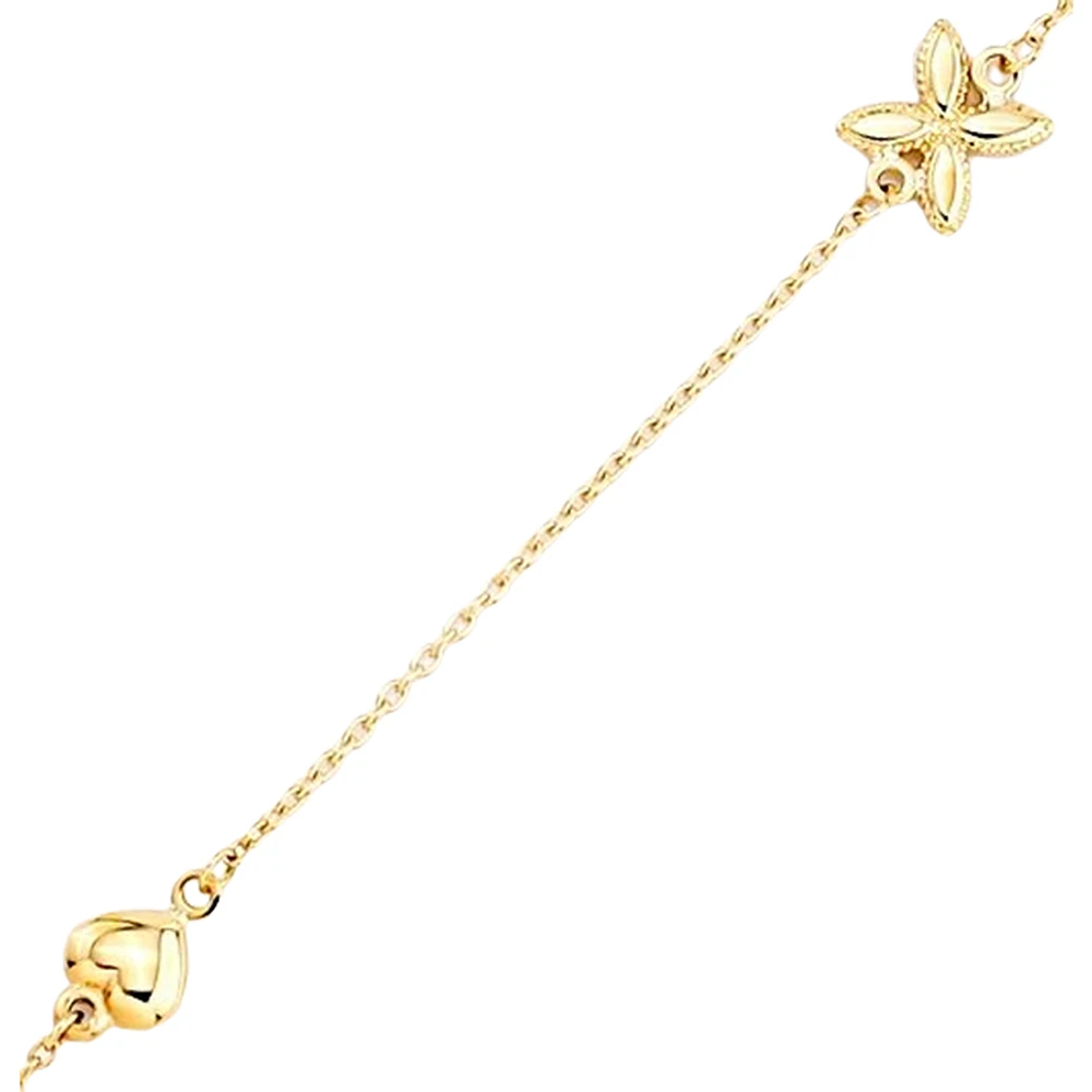 BRACELET EN OR 10K– 6’’