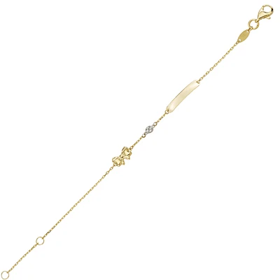 BRACELET OR JAUNE 10K - 6.25''