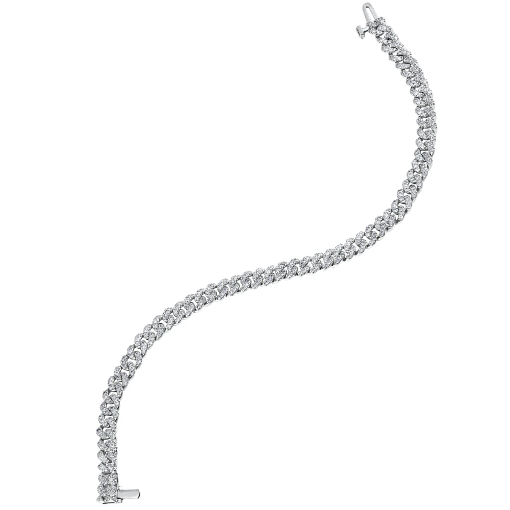 BRACELET À DIAMANTS EN OR 10K