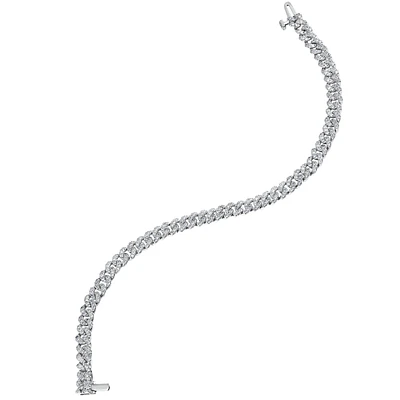 BRACELET À DIAMANTS EN OR 10K