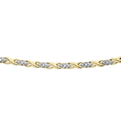 BRACELET EN OR JAUNE POUR FEMME