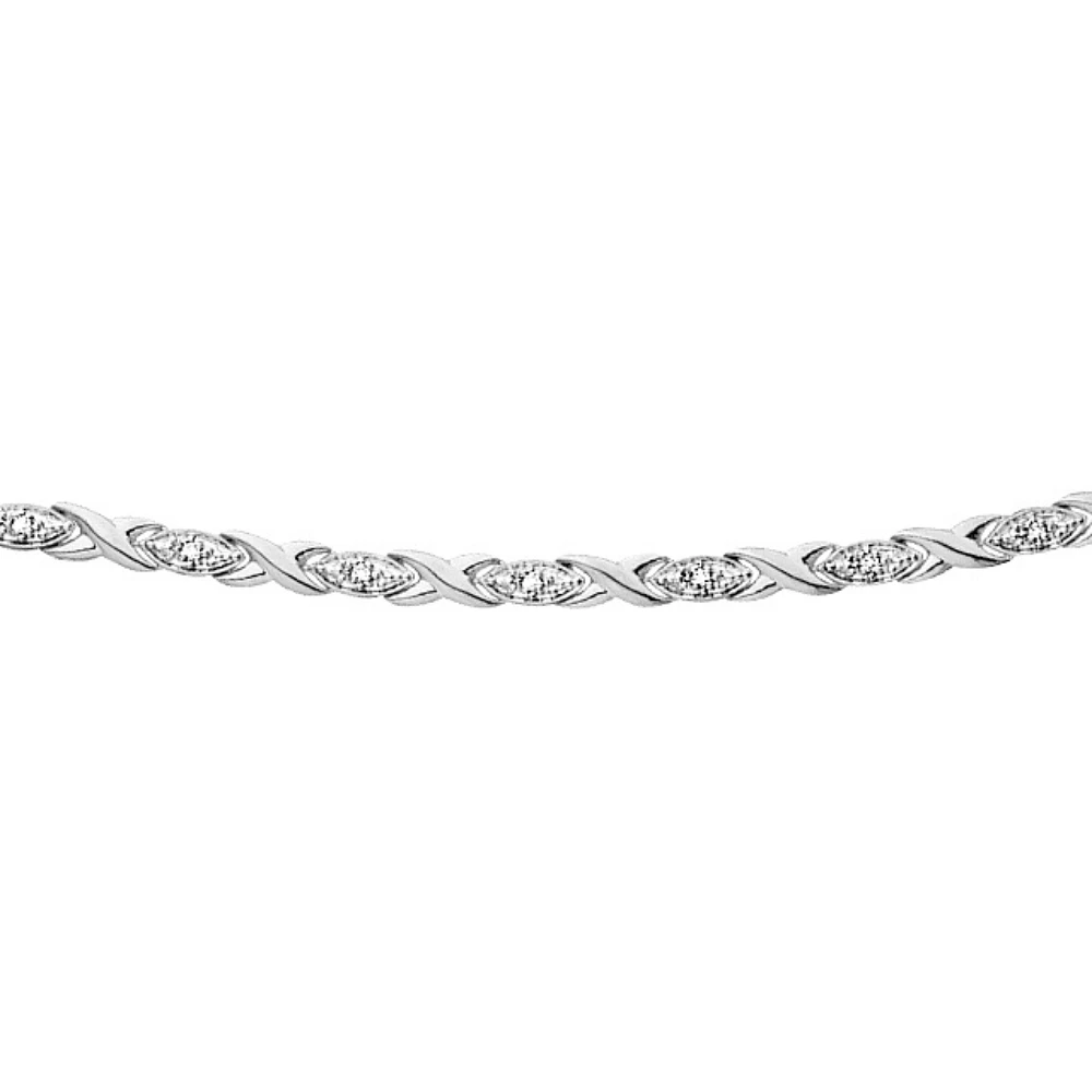 BRACELET EN OR JAUNE AVEC DIAMANTS