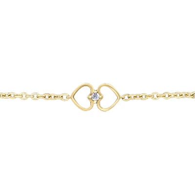 BRACELET À DIAMANTS EN OR 10K