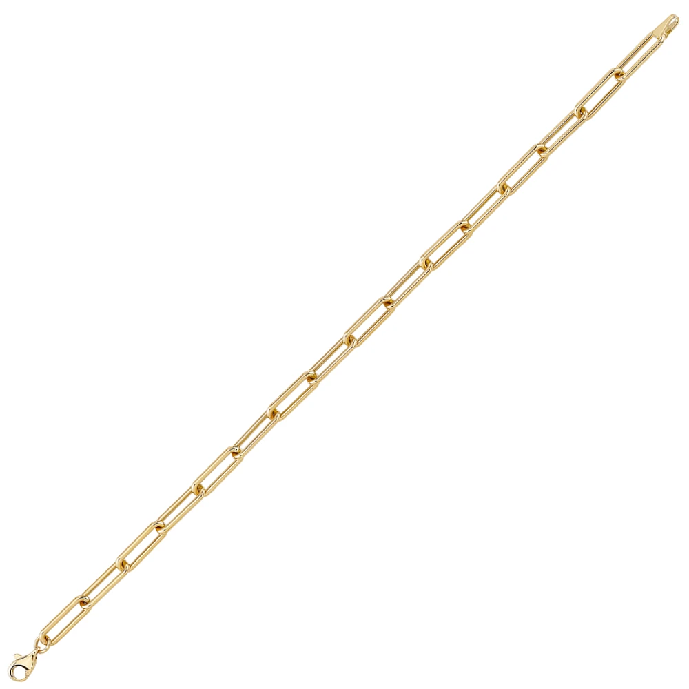 10K YELLOW GOLD BRACELET - 7.25''