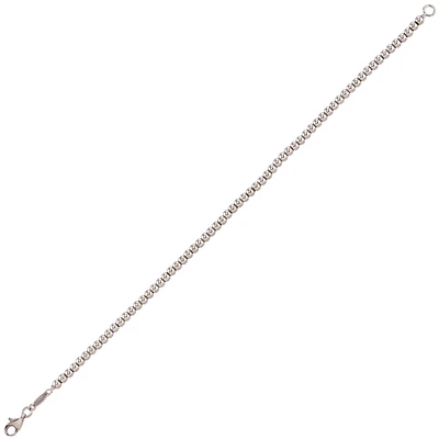 BRACELET OR BLANC 10K - 7.25''