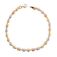 10K GOLD BRACELET - 7.25 ’’
