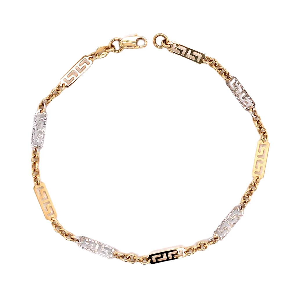 BRACELET EN OR 10K– 7.25’’