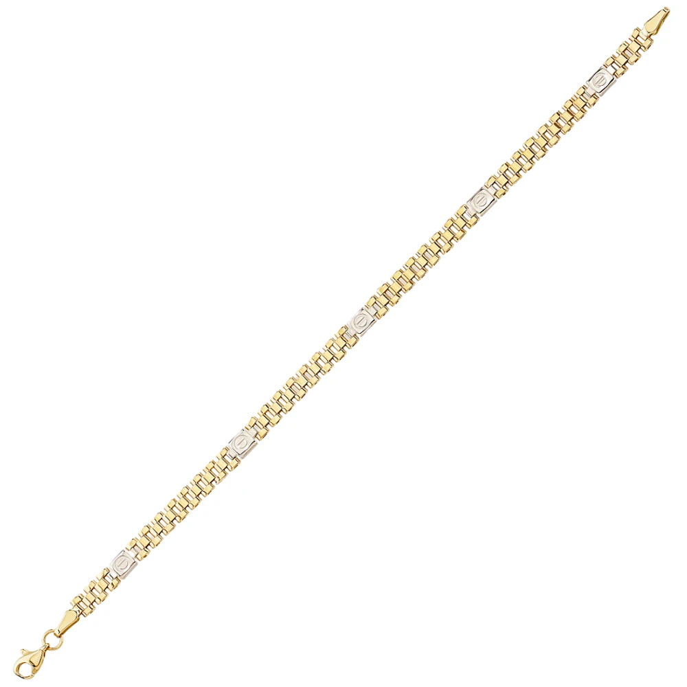 BRACELET OR 2 TONS 10K