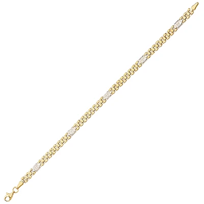 BRACELET OR 2 TONS 10K