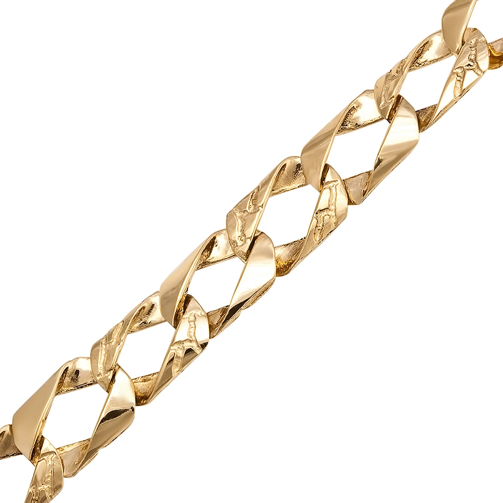 BRACELET EN OR JAUNE 10K- 8.5''