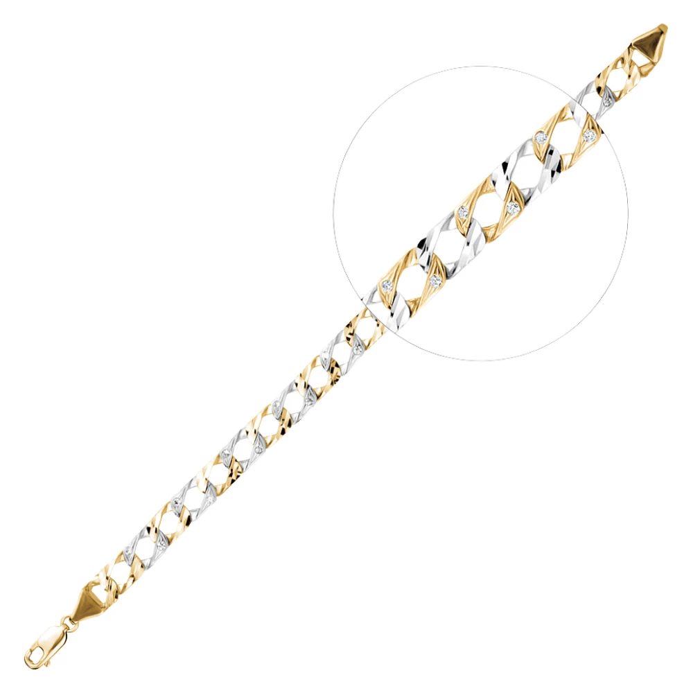 BRACELET EN OR 10K - 8.5''