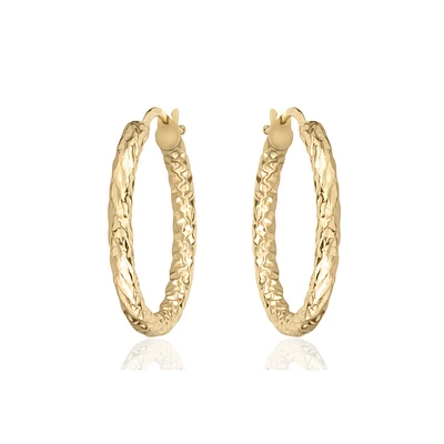20MM HOOPS IN 10K YELLOW GOLD