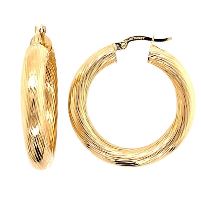 25MM HOOPS IN 10K YELLOW GOLD