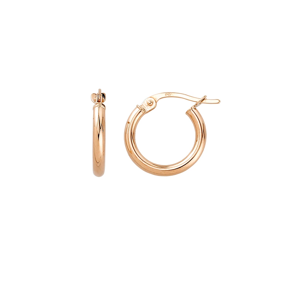 ANNEAUX EN OR 10K TUBE RONDE- 10MM