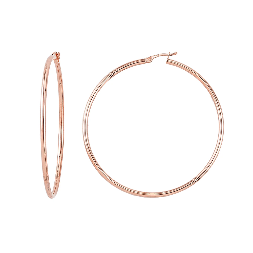 ANNEAUX EN OR 10K TUBE RONDE- 15MM