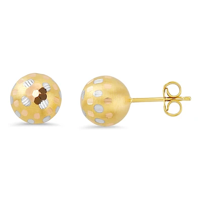 BOUCLES D’OREILLES EN OR 10K