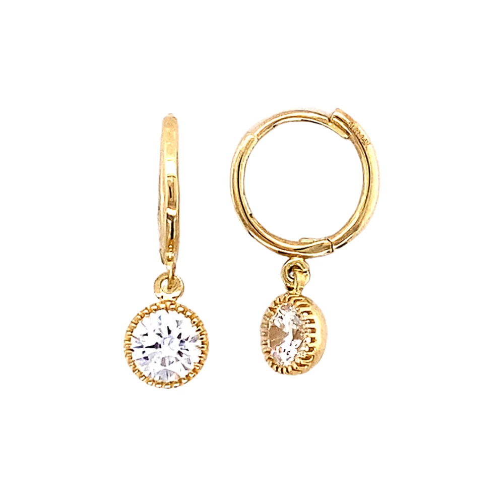 BOUCLES D'OREILLES OR 10K - 11.50MM