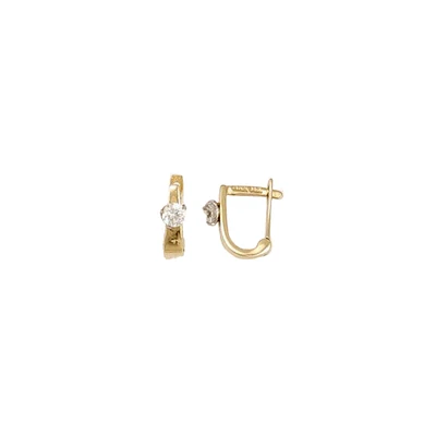 10K YELLOW GOLD EARRINGS
