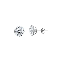 BOUCLE D’OREILLES OR BLANC 14K