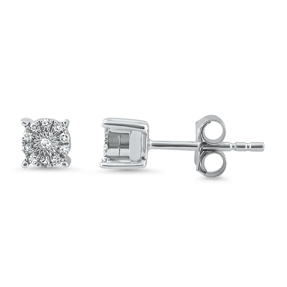 BOUCLES D’OREILLES À DIAMANTS