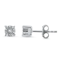 BOUCLES D’OREILLES À DIAMANTS