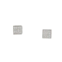 BOUCLES D’OREILLES EN OR BLANC 14K