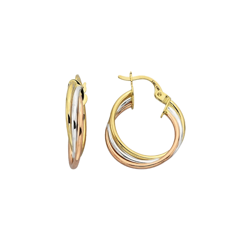 ANNEAUX 3 TONS 14K - 15X3MM