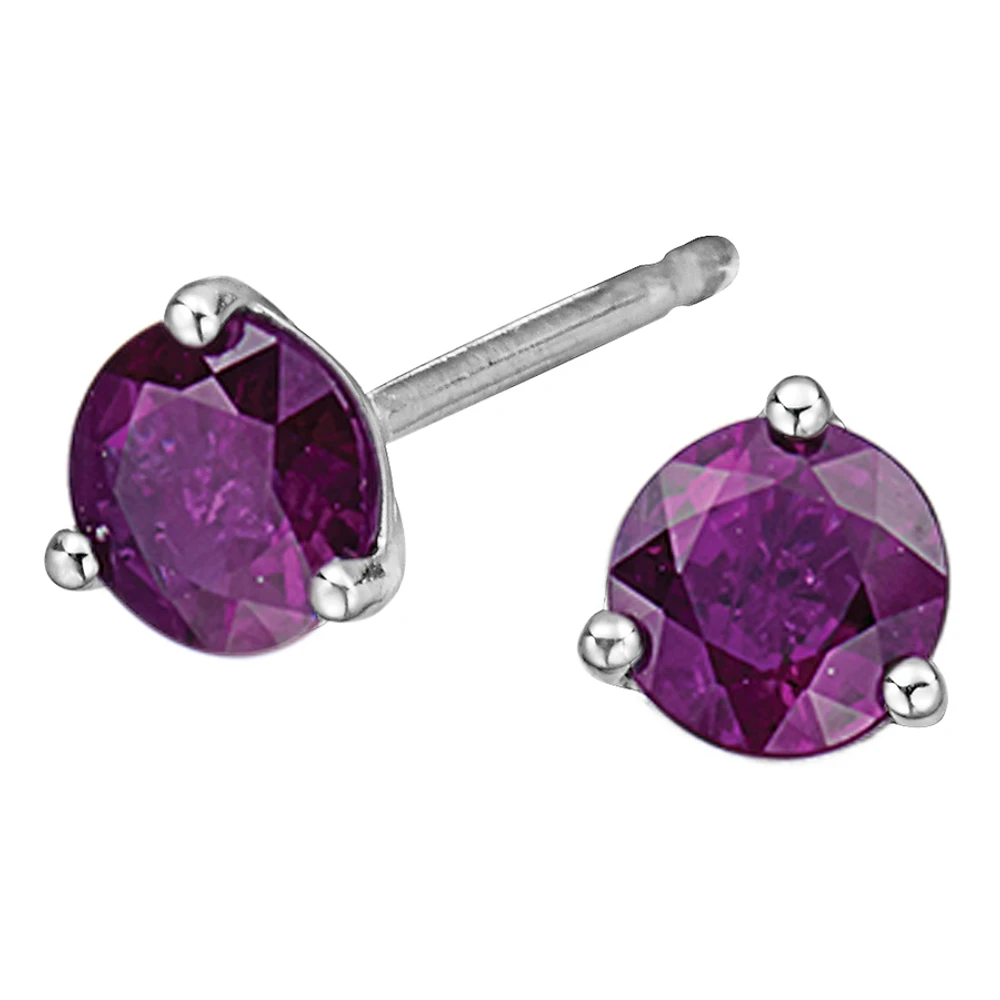 10K WHITE GOLD EARRINGS