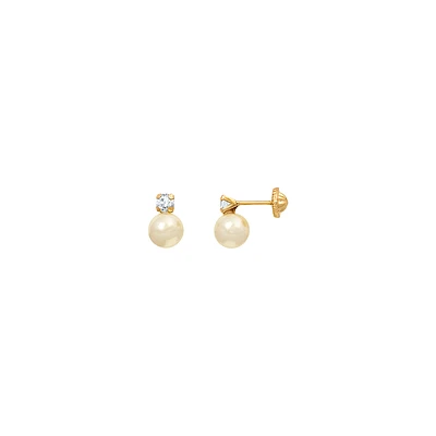 10K YELLOW GOLD EARRINGS FOR WOMEN