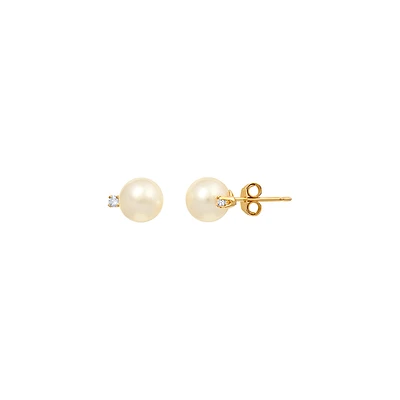 14K YELLOW GOLD EARRINGS FOR WOMEN