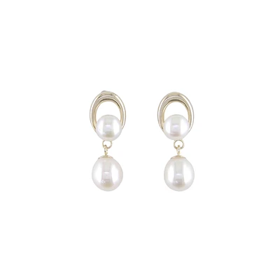BOUCLES D'OREILLES EN OR JAUNE 14K