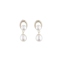 BOUCLES D'OREILLES EN OR JAUNE 14K