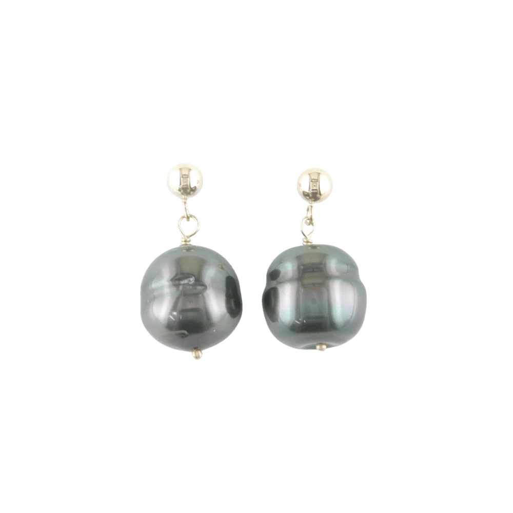 BOUCLES D'OREILLES OR JAUNE 14K