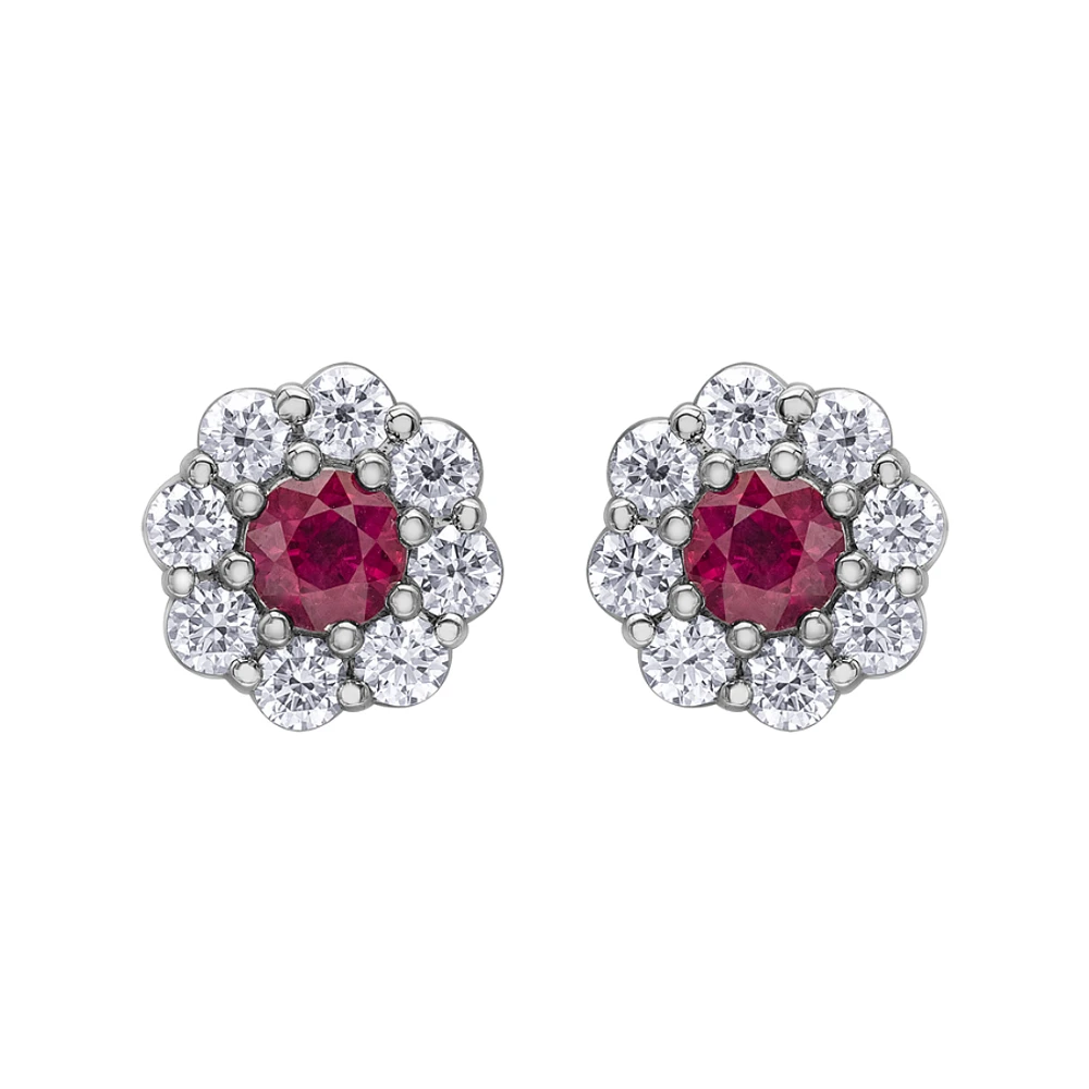 18K WHITE GOLD EARRINGS