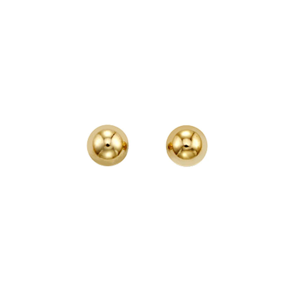 BOUCLES D'OREILLES EN OR JAUNE 14K