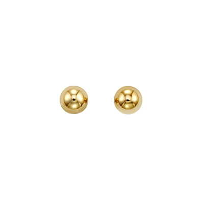 BOUCLES D'OREILLES EN OR JAUNE 14K