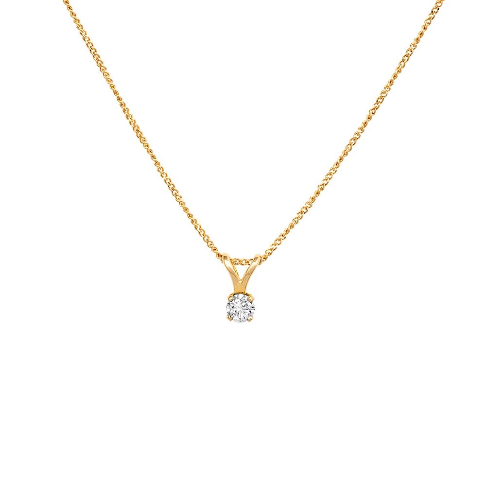 PENDENTIF EN OR JAUNE 14K