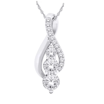 10K GOLD PENDANT WITH DIAMONDS