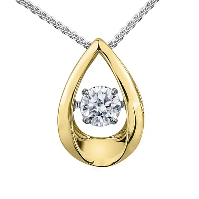 10K GOLD PENDANT WITH DIAMOND