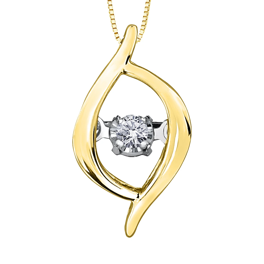 PENDENTIF EN OR JAUNE POUR FEMME