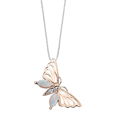 PENDENTIF PAPILLON EN OR 10K