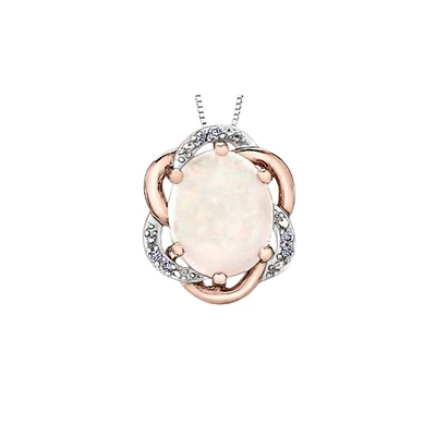 2 TONE 10K GOLD PENDANT