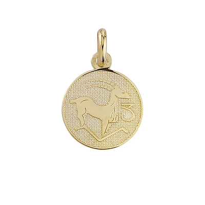 10K GOLD PENDANT - CAPRICORN