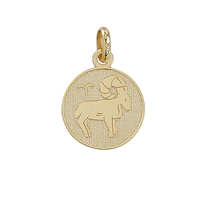 10K GOLD PENDANT - ARIES