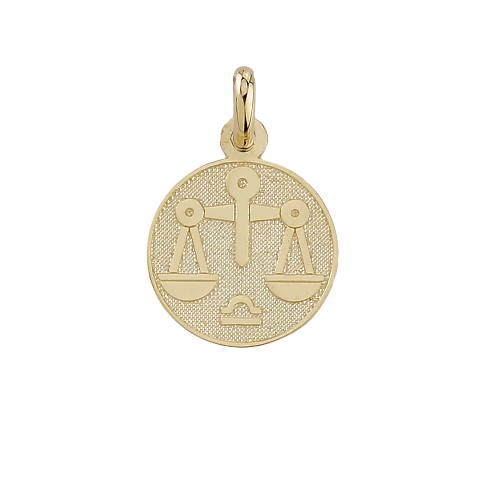 10K GOLD PENDANT - LIBRA