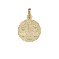 10K GOLD PENDANT - LIBRA