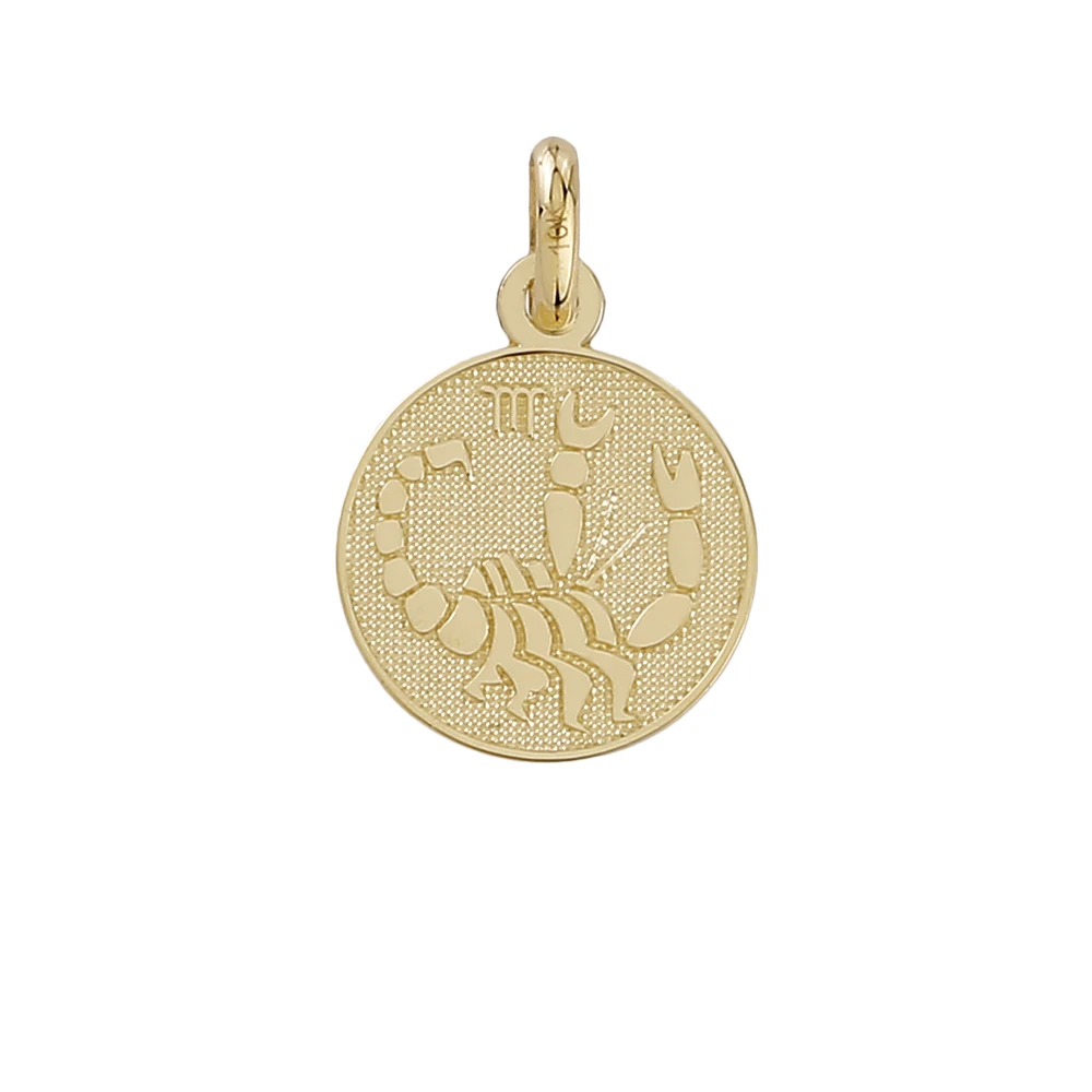 10K GOLD PENDANT - SCORPIO